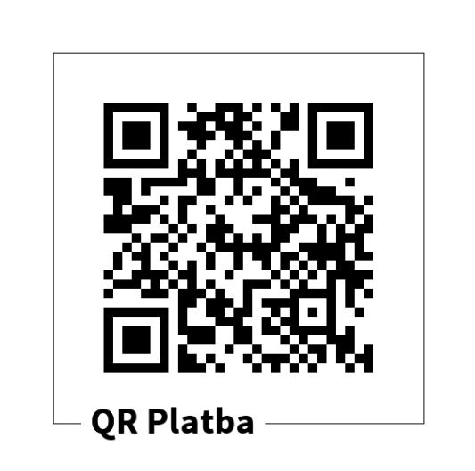 QR platba na transparentní účet Domova Zvířátek